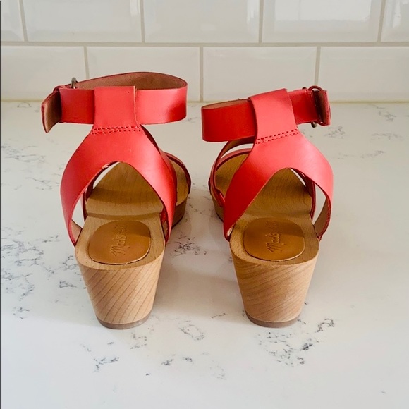 Madewell Coral Color The Jodi Clog - Picture 8 of 16